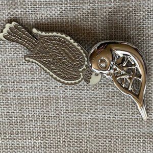 Neiman Marcus Collectible Vintage Bird w/Alligator Clip Set of 2